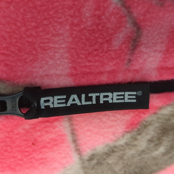 Realtree fleece jacket size medium 8-10 - Picture 3 of 5